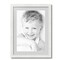 ArtToFrames 17x23" Matted Picture Frame with 13x19" Single Mat Photo Opening Framed in 1.25" White and 2" Mat (FWM-3966-17x23)